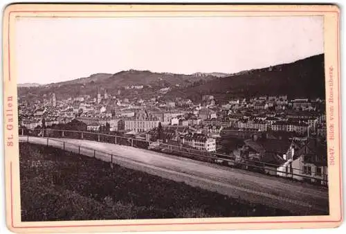 Fotografie Diezel & Langer, Wien, Ansicht St. Gallen, Blick vom Rosenberg auf die Stadt