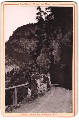 Fotografie Diezel & Langer, Wien, Ansicht Châtelard-Frontière, Route de la Tête Noire, malerische Bergszenerie