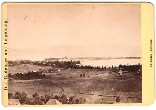 Fotografie unbekannter Fotograf, Ansicht Lindau, Panorama mit Blick zur Stadt