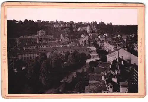Fotografie Diezel & Langer, Wien, Ansicht St. Gallen, Stadtansicht aus der Vogelperspektive