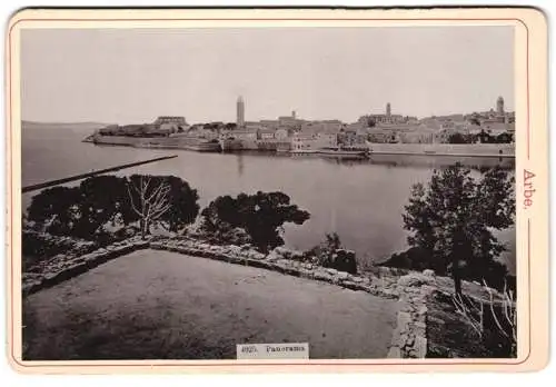 Fotografie Diezel & Langer, Wien, Ansicht Arbe, Panorama der Küstenstadt