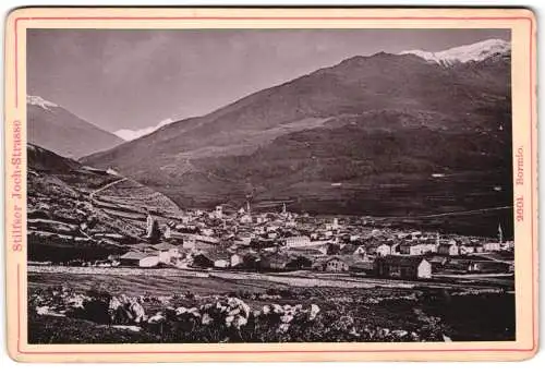 Fotografie Diezel & Langer, Wien, Ansicht Bormio, Blick auf den Ort
