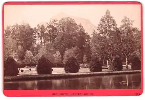 Fotografie Würthle & Spinnhirn, Salzburg, Schwarzstrasse 7, Ansicht Salzburg, Gartenpartie in Hellbrunn