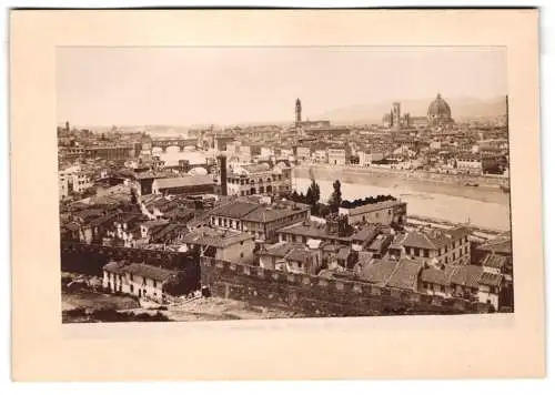Fotografie unbekannter Fotograf, Ansicht Florenz, Blick über die Stadt