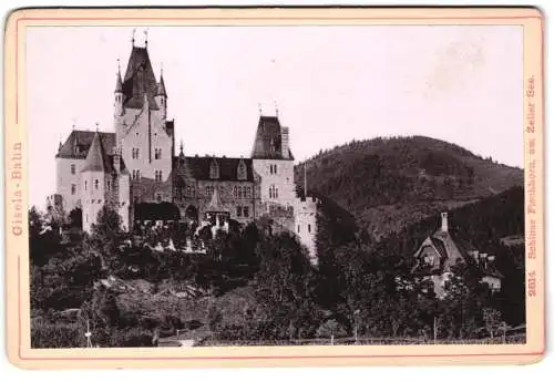 Fotografie Diezel & Langer, Wien, Ansicht Bruck an der Grossglocknerstrasse, Schloss Fischhorn