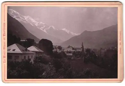 Fotografie Diezel & Langer, Wien, Ansicht St. Gervais, Eindrucksvolle Berglandschaft