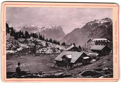 Fotografie Diezel & Langer, Wien, Ansicht Innertkirchen, Engstlenalp mit Wetterhorn