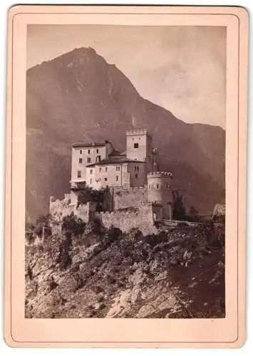 Fotografie Josef Hofmann, Lienz, Ansicht Matrei, Schloss Weissenstein, Landschaftsansicht