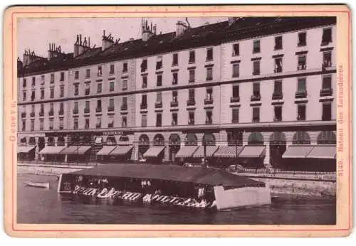 Fotografie Diezel & Langer, Wien, Ansicht Genf, Bateau des Lavandières