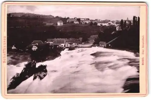 Fotografie Diezel & Langer, Wien, Favoritenstrasse 54, Ansicht Schaffhausen, Rheinfall in Schaffhausen
