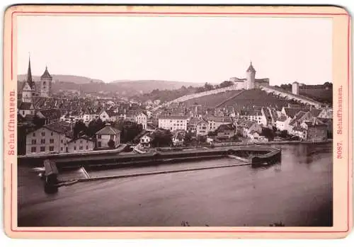 Fotografie Diezel & Langer, Wien, Favoritenstrasse 54, Ansicht Schaffhausen, Stadtansicht mit Festung