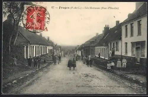 AK Fruges, Ech Morneau (Rue d`Hesdin)