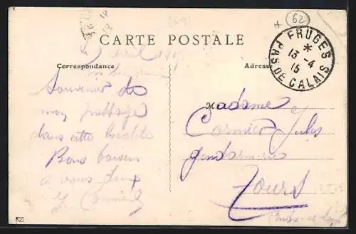 AK Fruges, Ech Morneau (Rue d`Hesdin)