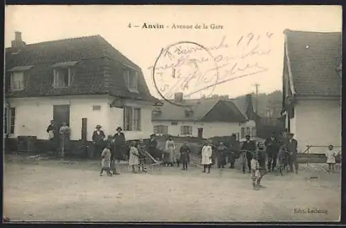 AK Anvin, Avenue de la Gare