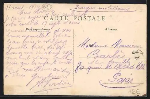 AK Anvin, Avenue de la Gare