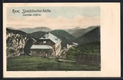 AK Speckbacherhütte mit Umgebung