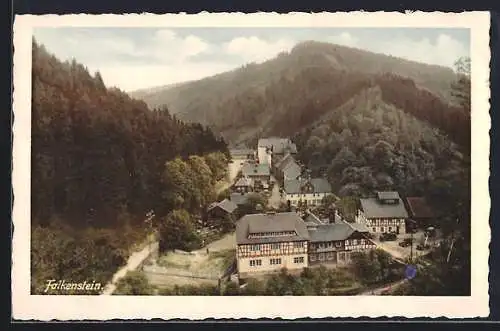 AK Falkenstein / Oberfranken, Gasthaus z. Falkenstein im Loquitztal
