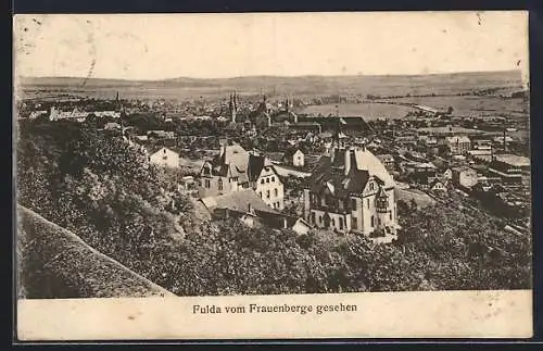 AK Fulda, Gesamtansicht vom Frauenberg