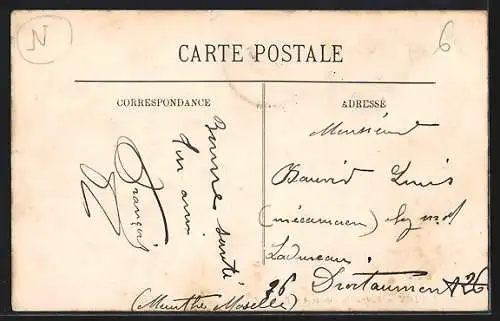 AK Toulon, Strassenbahn am Place de la Liberté