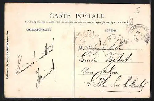 AK Toulon, quai Cronstadt, Strassenbahn