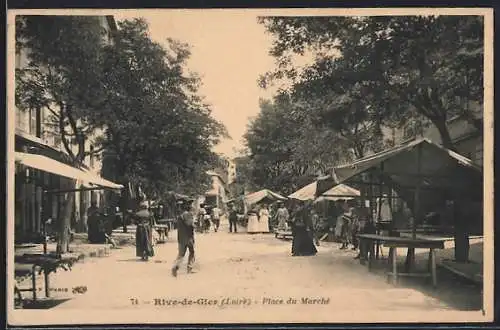 AK Rive-de-Gier, Place du Marché