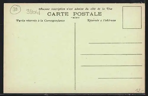 AK Andelot-en-Montagne, Poste et Telegraphe