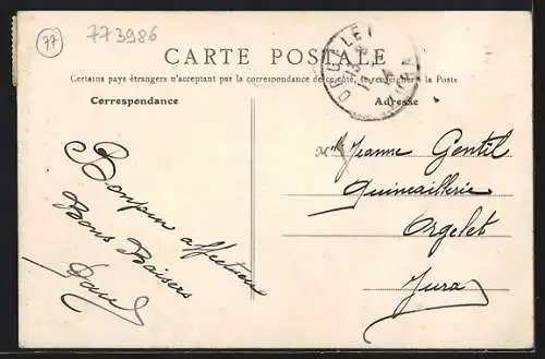 AK Jouy-le-Chatel, Rue des Lombards