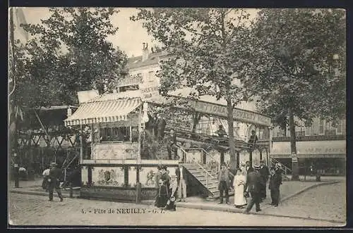 AK Neuilly, Volksfest, Karussell