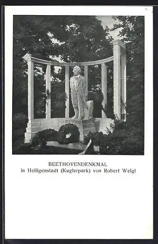 AK Wien-Heiligenstadt, Beethovendenkmal