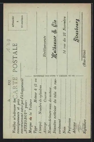 AK Metzeral, Le Front des Vosges mit Ruinen