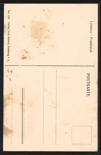 AK Leintrey, Kirchenturm vor, während und nach der Explosion