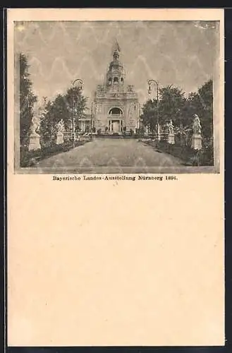 AK Nürnberg, Bayerische Landes-Ausstellung 1896, Ganzsache