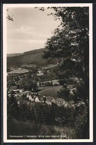 AK Rummenohl i. Volmetal, Blick vom Muhler Kopf