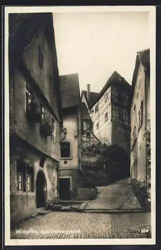 AK Wimpfen, Partie in der Apothekergasse