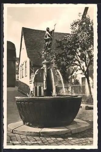 AK Külsheim / Baden, Am Weedbrunnen