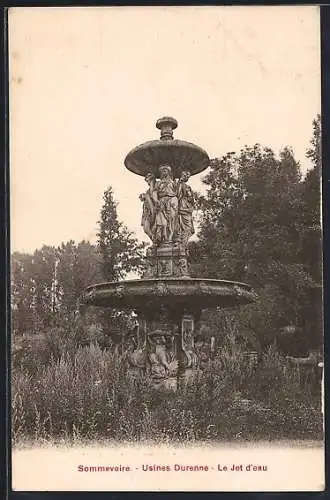 AK Sommevoire, Usines Durenne, Le Jet d`eau