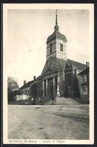 AK Mertrud /Hte-Marne, Facade de l`Eglise