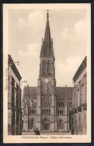 AK Eurville /Hte Marne, L`Église Notre-Dame