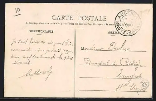 AK Auberive /Hte-Marne, La Colonie, Le Cloitre