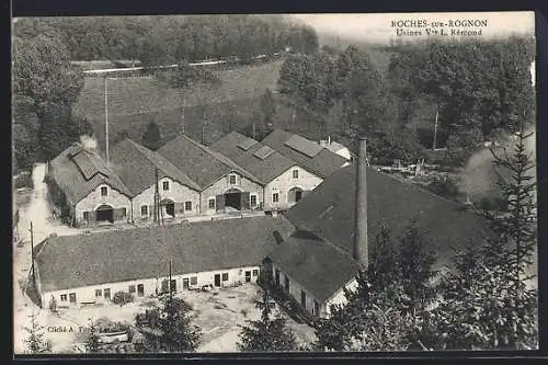 AK Roches-sur-Rognon, Usines Vve L. Rémond