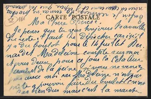 AK Voillecomte /Hte-M., Rue de la Croix, Café du Centre et rue animée