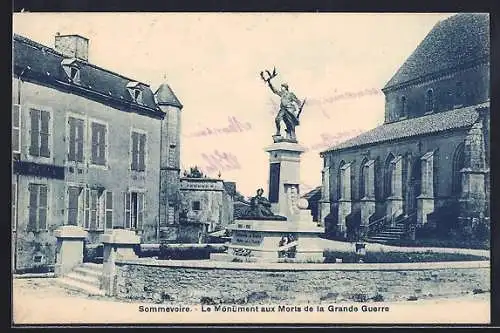 AK Sommevoire, Le Monument aux Morts de la Grande Guerre