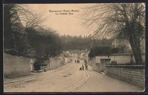 AK Rimaucourt /Haute-Marne, La Grande Rue