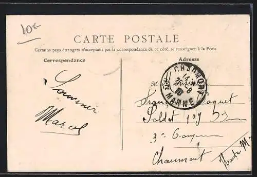 AK Nogent-en-Bassigny, Place du Collège