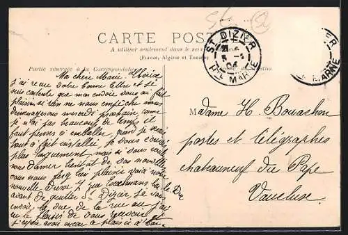 AK Saint-Dizier, La Grande Rue animée avec passants et commerces