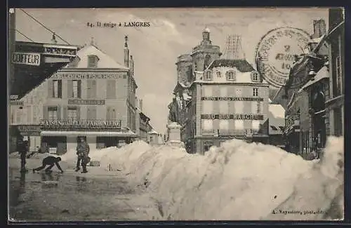 AK Langres, Il neige à Langres