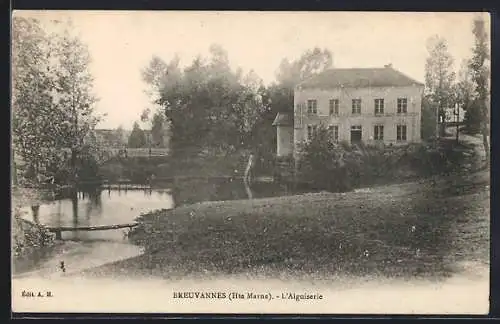AK Breuvannes /Hte Marne, L`Aiguiserie et paysage bucolique