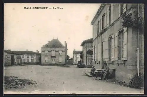 AK Hallignicourt, La Place