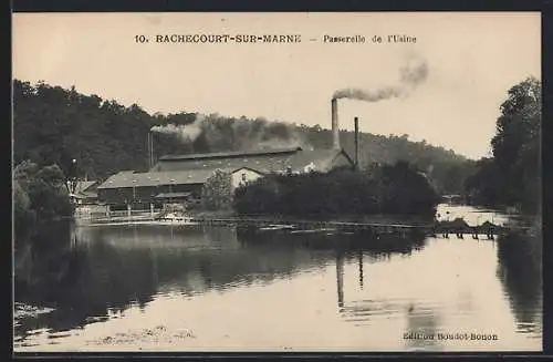 AK Rachecourt-sur-Marne, Passerelle de l`Usine