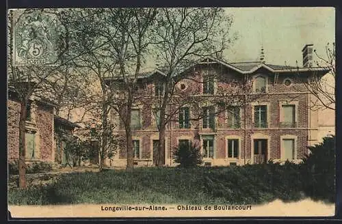 AK Longeville-sur-Aisne, Château de Boulancourt
